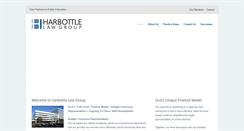 Desktop Screenshot of harbottlelaw.com